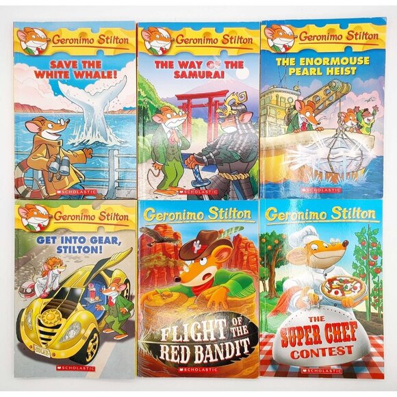Geronimo Stilton Children's Chapter Paperback Books Lot of 13 - Picture 4 of 7